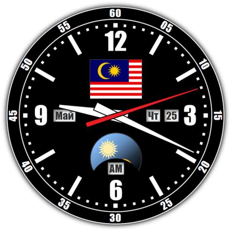 current time in malaysia with seconds